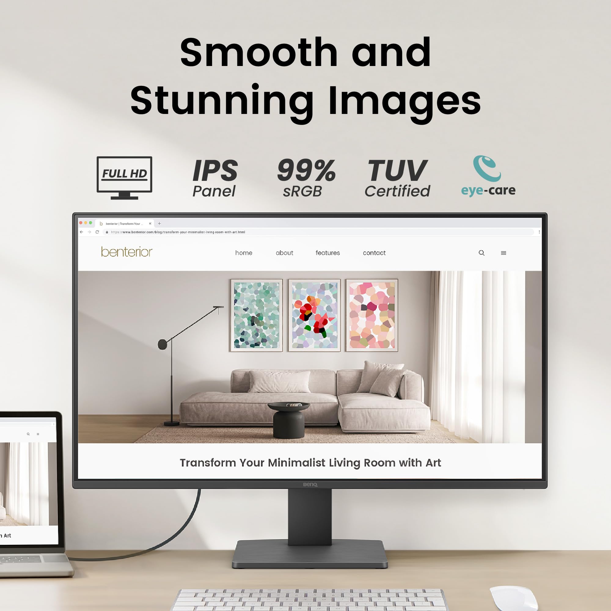 Amazon.co.jp: BenQ GW2791 27インチ 1080p FHD 100Hz IPS アイケア